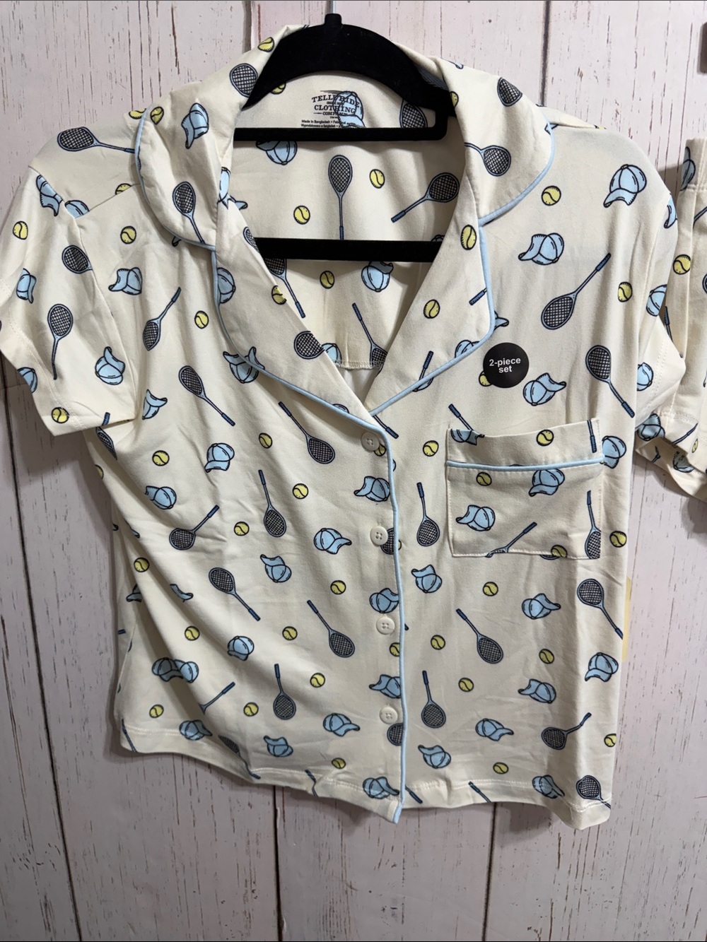 NWT Telluride Clothing Tennis Pajamas - Picture 2 of 9